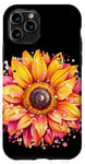 Coque pour iPhone 11 Pro Fleur jaune tournesol rose