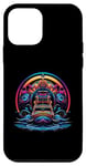 iPhone 12 mini Air Boat Captain Airboat Airboating Pop Art Case