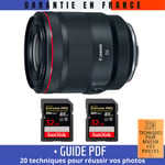 Canon RF 50mm f/1.2L USM + 2 SanDisk 32GB Extreme PRO UHS-II 300 MB/s + Guide PDF '20 TECHNIQUES POUR RÉUSSIR VOS PHOTOS