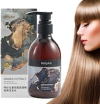 Hair Strengthening Shampoo | 300Ml Cleansing Ginger Shampoo for Nourishing Dry H