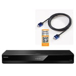 Panasonic DP-UB820EBK Native 4K UHD Player & 1m SlimHDMI Premium Certified Cable