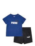 Minicats Tee & Shorts Set Sport Sets With Short-sleeved T-shirt Blue PUMA