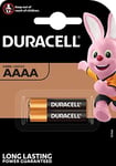 Duracell dur041660 Rechargeable Battery Rechargeable Batteries (Alkaline 1.5 V Alkaline Battery, 1.5 V, AAA, Black, 42 x 8.3 x 8.3 mm)