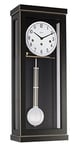 Hermle Horloge Murale en Bois et Verre Noir 57 x 22,5 x 13 cm