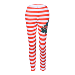 Women Christmas Stripe Sports Yoga Pants Fitness Trousers Xl