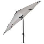Brafab Cambre parasoll aluminium grå och tyg beige Ø300 cm