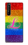 Rainbow LGBT Lesbian Pride Flag Case Cover For Sony Xperia 1 III