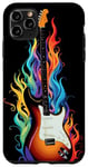 Coque pour iPhone 11 Pro Max Guitare électrique pour concerts et festivals de metal