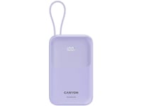 Canyon OnPower 101, Powerbank, 10.000 mAh, display, in: USB-C, out: USB-A, QC 3.0/USB-C, PD 22,5W, integ...