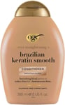 OGX Brazilian Keratin Smooth Conditioner for Dry 385 millilitre (Pack of 1) 