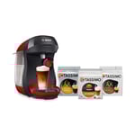 Tassimo TAS103EC7 machine a café multiboissons rouge et anthracite