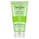 6 x Simple Kind To Skin Refreshing Facial Wash 150ml