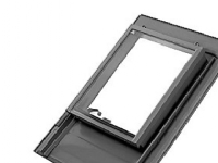 Takfönster svart - 420-520mm med glas för skiffer