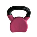 Ab. Kettlebell of 8Kg (17.6LB) Includes 1 * 8Kg (17.6LB) | Pink | Material : Iron with Rubber Coat | Exercise, Fitness and Strength Training Weights at Home/Gym for Women and Men