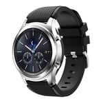 Silikonarmband Samsung Gear S3 Frontier Svart