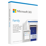 Microsoft 365 Family (Office) for 6 People (1-Year) - Word, Excel, PowerPoint, Outlook, Teams, 1TB OneDrive Cloud & up to 5 devices per person
