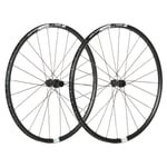DT Swiss P 1850 Spline Disc Road Wheelset - 700c Black Shimano 12mm Front 142x12mm Rear Centerlock Pair 11-12 Speed Clincher PAIR