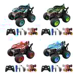 Radiostyrd Bil, 2.4 GHz Haj Monstertruck för Barn Xams Present, 100% Ny A