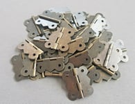10x Decorative Large Brown Hinges Doll House Wooden Box Craft Models Door Hinge