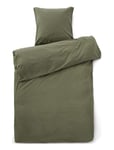 St Bed Linen 150X210/50X60 Cm Home Textiles Bedtextiles Bed Sets Green Compliments