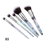 Makeup Brushes Set Powder Foundation Glitter Crystal Handle 3