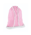 Westford Mill Cotton Gymsack - Classic Pink/White - One Size
