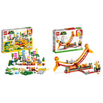 LEGO 71418 Super Mario Creativity Toolbox Maker Set, Building Toys for Kids to create Their Own Levels & 71416 Super Mario Lava Wave Ride Expansion Set