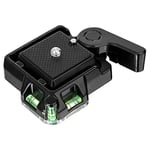 Haude Quick Release Plate Platform Mount Base Camcorder Tripod Monopod Ball Head for DSLR Camera QR40 1/4,3/8 Screw