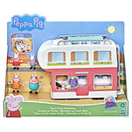 Peppa Pig Peppa’s Adventures Camping-car familial, jouet préscolaire avec sons et musique, dès 3 ans, Taille Unique