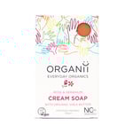 ORGANii Everyday Organics Rose & Geranium Cream Bar Soap - 100g