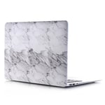 MacBook Pro 13 (Touch Bar / Uden Touch Bar) Hard Case Deksel Marmor Deksel - Hvit