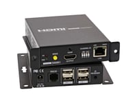 Inline 64601, Sändare Och Mottagare, Kabel, 100 M, Cat5, Cat6, 3840 X 2160 Pixlar, 30 Hz