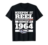 Angler Born 1964 Year Of Birth Angling Reel Birthday Fishing T-Shirt