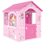Chicos - La Maison Pink Princess | Maison Extérieur Enfant | Cabane de Jardin pour Enfants | Robuste et Durable avec Montage Facile +24 Mois | Rose (89613)