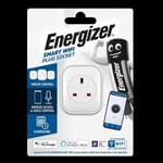 Energizer Smart WIFI Plug Socket, Amazon Alexa, Google, Siri, Remote App Control
