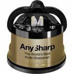 AnySharp Global GOLD World's Best Knife Sharpener Brand New Genuine UK Stock