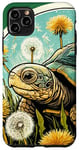 iPhone 11 Pro Max Box Turtle art spring and summertime Case