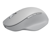 Microsoft Surface Precision Mouse - Mus - ergonomisk - høyrehendt - optisk - 6 knapper - trådløs, kablet - USB, Bluetooth 4.2 LE - grå