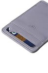 Xoopar Iné Mini Fonction NFC Cuir Recyclé Compatible avec Mag-Safe Wallet pour iPhone Android RFID Card Case avec Mag-Safe Magnet (Taupe)