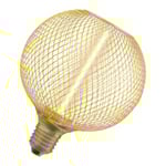 LED Lampa E27 Filament Straw Glob Guld 150lm DIM 3,5W/818