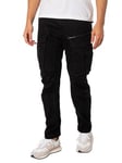 G-Star RAWRovic Zip 3D Regular Tapered Cargo Trousers - Black
