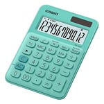 Casio Calculatrice de bureau - 12 chiffres verte