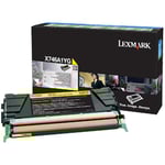 X746/X748 toner yellow (prebate) 7K