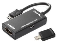 Câble adaptateur MHL Micro USB HDMI TV 5 broches + 11 broches,JL552