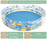 Inflatable Baby Ball Swimming Pools Kids Round Basin Bathtub Portable Kids Outdoors Sport Play Toys Garden Paddling Pool +Air Pump 15230Cm