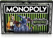 OFFICIAL BEETLEJUICE MONOPOLY TRADING TRADITIONAL FAMILY BOARD GAME