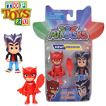 PJMasks Owlette & Howler Articulated 8cm Play Figure Toys with Accessories