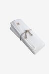 Lovely Linen - Duk Classic Rund i manglat lin - Vit