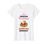 Chicken Parm Parmigiana Parmesan Princess Italian Food T-Shirt