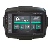 Radio de Voiture sur Mesure pour Jeep Renegade Android GPS Bluetooth WiFi USB Dab+ Touchscreen 9" 4core Carplay AndroidAuto